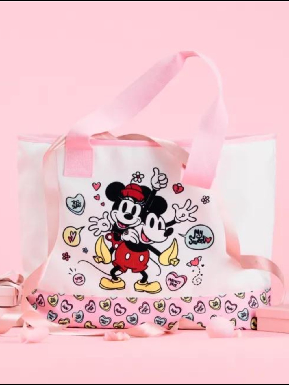 Disney Store - Mickey & Minnie “Perfect Pair” Valentine’s tote bag NWOT